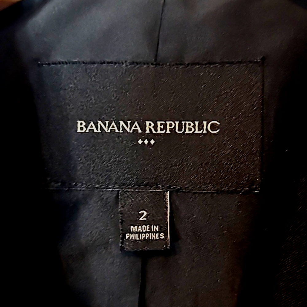 Banana Republic Blazer Black (Size 2) - Picture 8 of 9